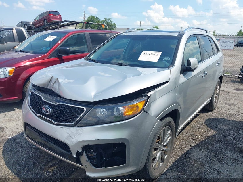 2012 Kia Sorento VIN 5XYKW4A28CG202632 IAAI salvage auction — FRONT END, Salvage Title, sold $1,650 on 2026-08-02 (photo 2)