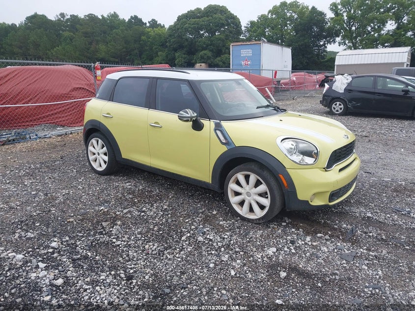 2011 Mini Cooper VIN WMWZC3C57BWL80376 IAAI salvage auction — NORMAL WEAR, Clear (Georgia), sold $625 on 2026-07-31 (photo 1)