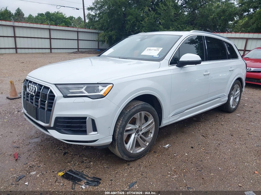 2022 Audi Q7 VIN WA1LXBF71ND004254 IAAI salvage auction — SIDE, Salvage (Texas), sold $5,900 on 2026-07-30 (photo 2)