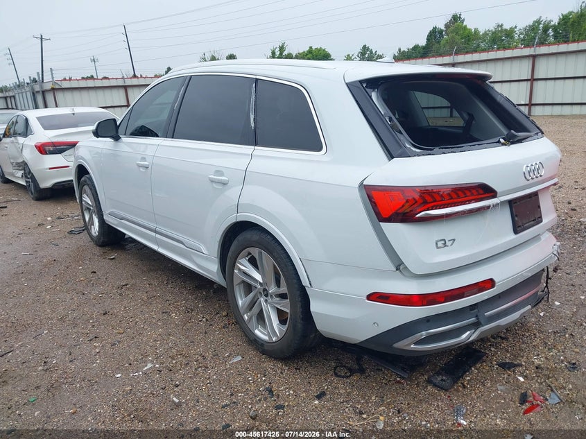 2022 Audi Q7 VIN WA1LXBF71ND004254 IAAI salvage auction — SIDE, Salvage (Texas), sold $5,900 on 2026-07-30 (photo 3)