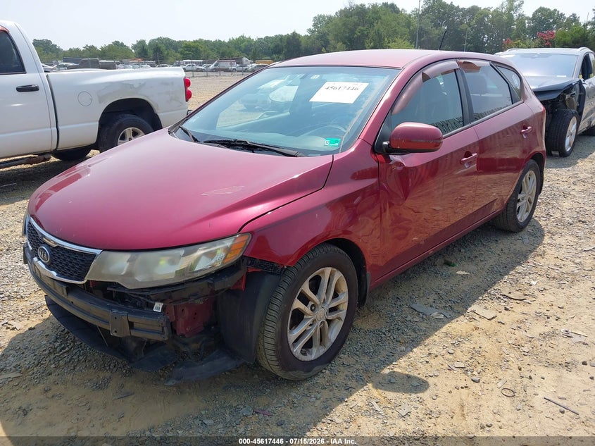 2011 Kia Forte VIN KNAFU5A20B5370864 IAAI salvage auction — FRONT END, Clear (Virginia), sold $400 on 2026-07-29 (photo 2)