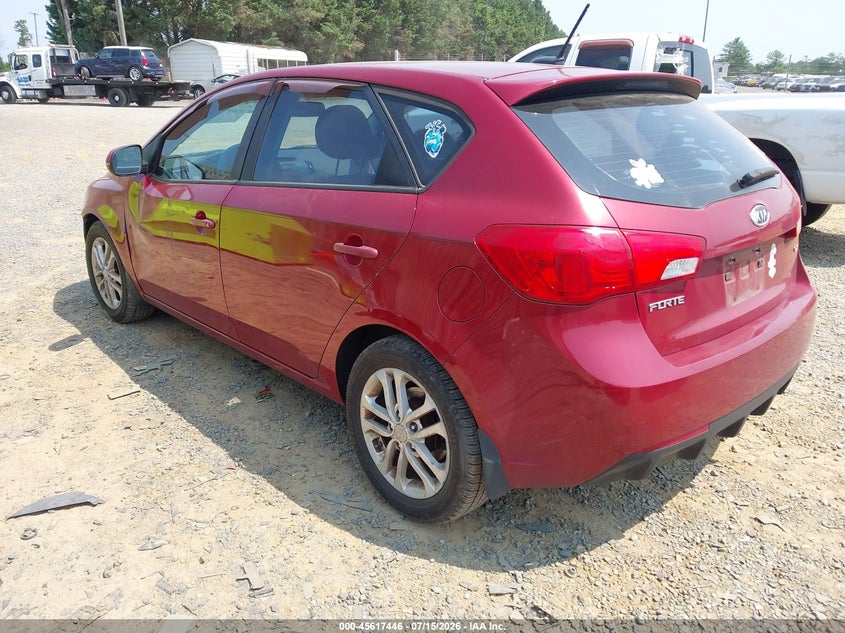 2011 Kia Forte VIN KNAFU5A20B5370864 IAAI salvage auction — FRONT END, Clear (Virginia), sold $400 on 2026-07-29 (photo 3)