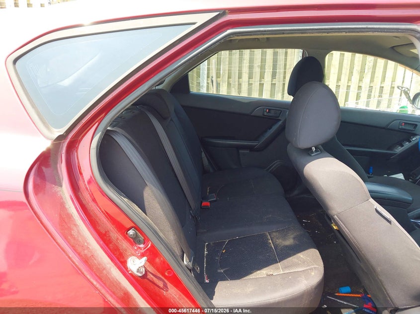 2011 Kia Forte VIN KNAFU5A20B5370864 IAAI salvage auction — FRONT END, Clear (Virginia), sold $400 on 2026-07-29 (photo 8)
