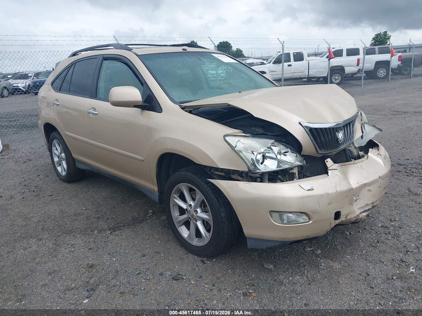 2009 Lexus Rx 350 VIN 2T2HK31U89C121177 IAAI salvage auction — FRONT END, Clear (Arkansas), sold $1,900 on 2026-08-25 (photo 1)
