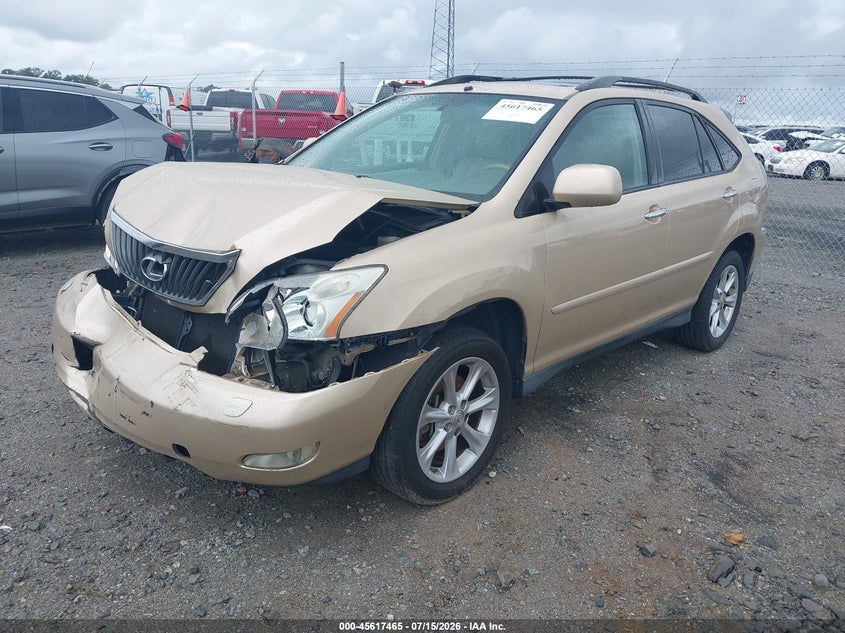 2009 Lexus Rx 350 VIN 2T2HK31U89C121177 IAAI salvage auction — FRONT END, Clear (Arkansas), sold $1,900 on 2026-08-25 (photo 2)