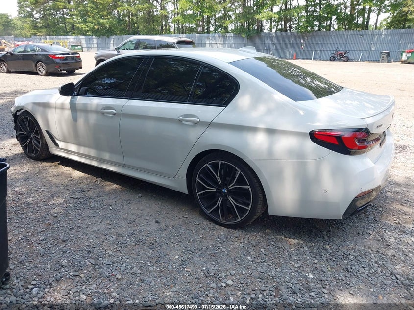 2021 BMW 5er VIN WBA13BK02MCF09869 IAAI salvage auction — FRONT END, Salvage Title, sold $18,000 on 2026-09-16 (photo 3)