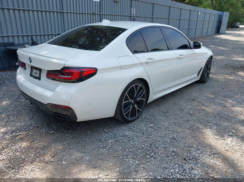 2021 BMW 5er VIN WBA13BK02MCF09869 IAAI salvage auction — FRONT END, Salvage Title, sold $18,000 on 2026-09-16 (photo 4)