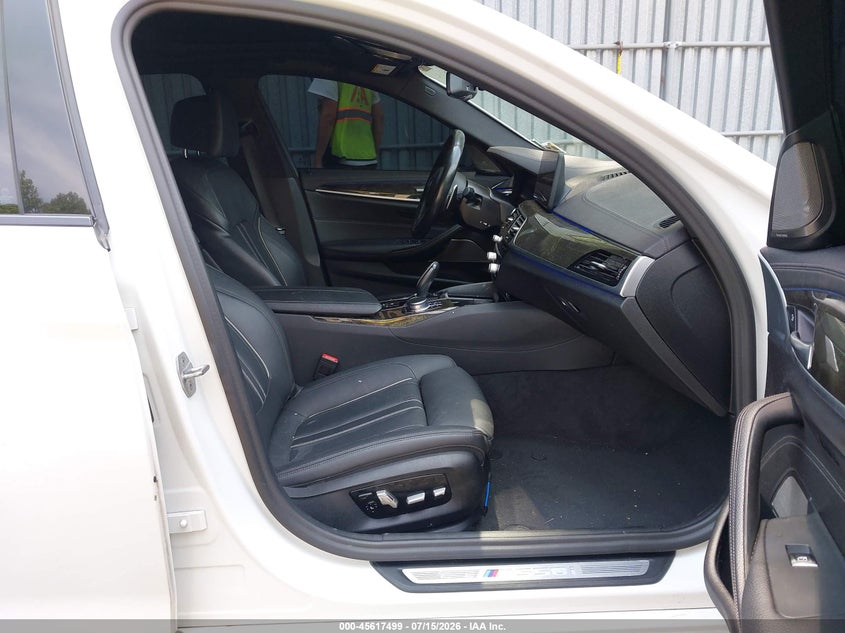 2021 BMW 5er VIN WBA13BK02MCF09869 IAAI salvage auction — FRONT END, Salvage Title, sold $18,000 on 2026-09-16 (photo 5)