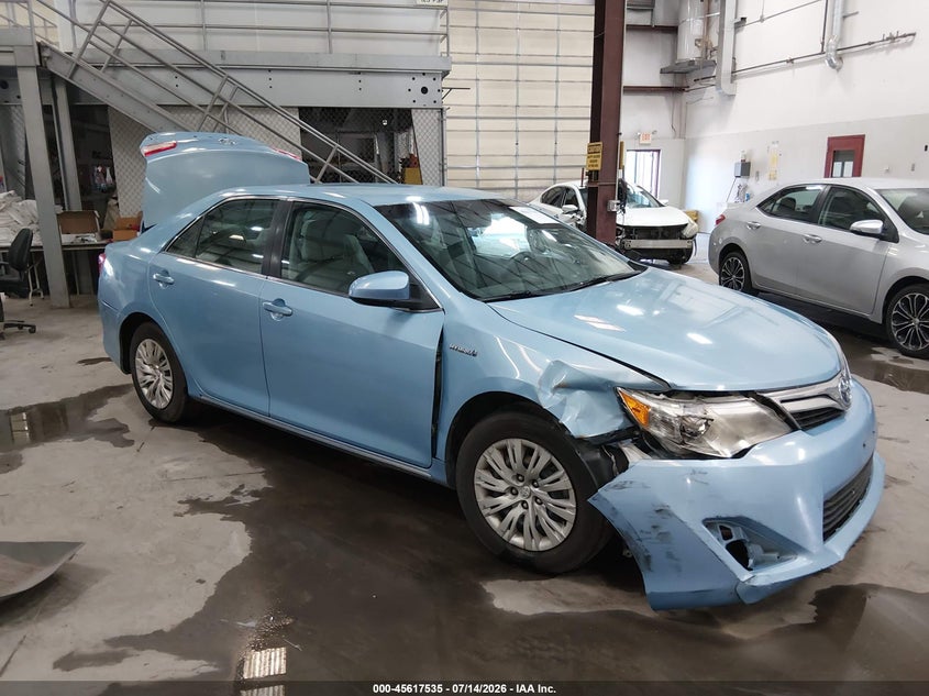 2012 Toyota Camry VIN 4T1BD1FK7CU057493 IAAI salvage auction — RIGHT FRONT, Salvage Title, sold $1,750 on 2026-08-09 (photo 1)