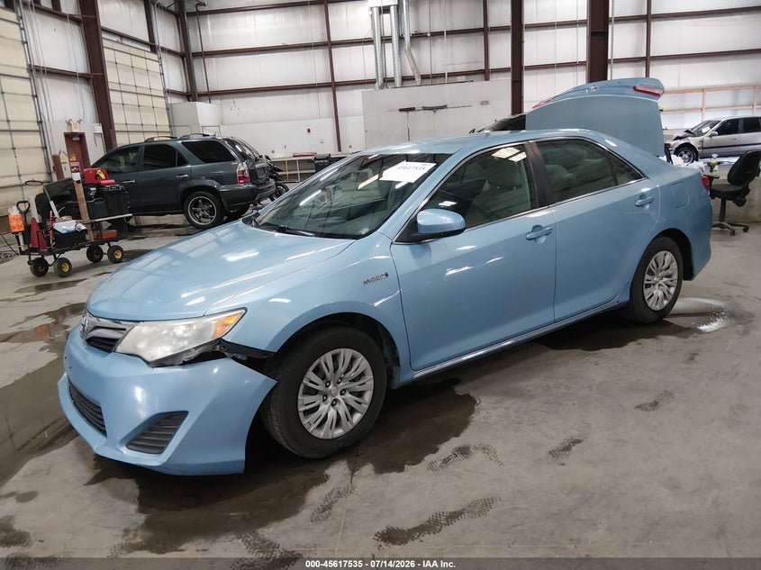 2012 Toyota Camry VIN 4T1BD1FK7CU057493 IAAI salvage auction — RIGHT FRONT, Salvage Title, sold $1,750 on 2026-08-09 (photo 2)