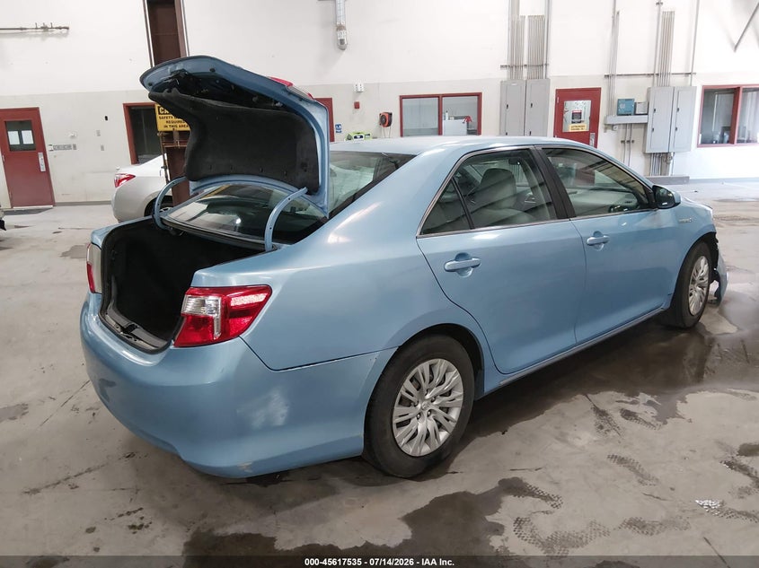 2012 Toyota Camry VIN 4T1BD1FK7CU057493 IAAI salvage auction — RIGHT FRONT, Salvage Title, sold $1,750 on 2026-08-09 (photo 4)