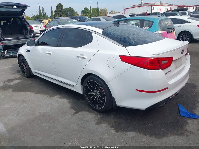 2015 Kia Optima VIN 5XXGR4A67FG431702 IAAI salvage auction — FRONT END, Salvage (California), sold $1,050 on 2026-07-16 (photo 3)
