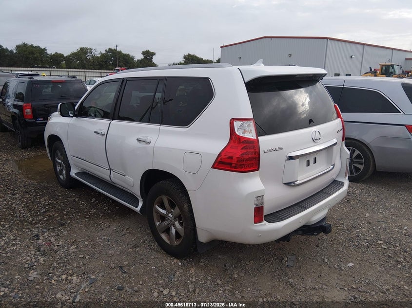 2010 Lexus Gx 460 VIN JTJJM7FX4A5010215 IAAI salvage auction — NORMAL WEAR, Original (Texas), sold $4,250 on 2026-07-21 (photo 3)