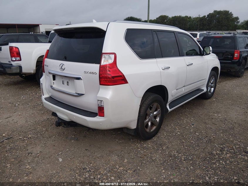 2010 Lexus Gx 460 VIN JTJJM7FX4A5010215 IAAI salvage auction — NORMAL WEAR, Original (Texas), sold $4,250 on 2026-07-21 (photo 4)