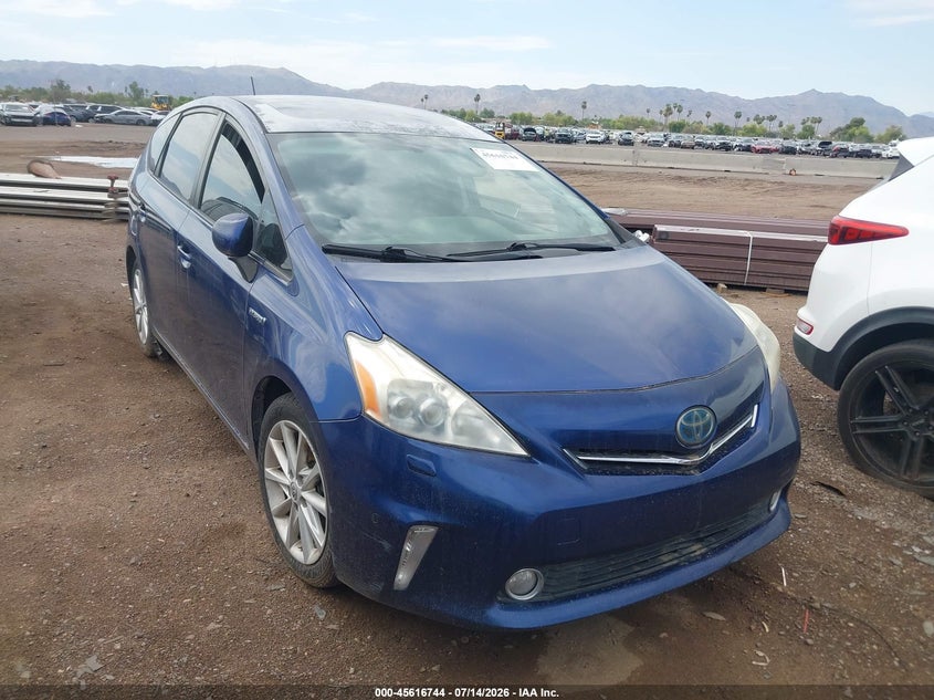 2013 Toyota Prius v VIN JTDZN3EU4D3228271 IAAI salvage auction — NORMAL WEAR, Clear-Dealer Only (Arizona), sold $1,800 on 2026-07-28 (photo 1)