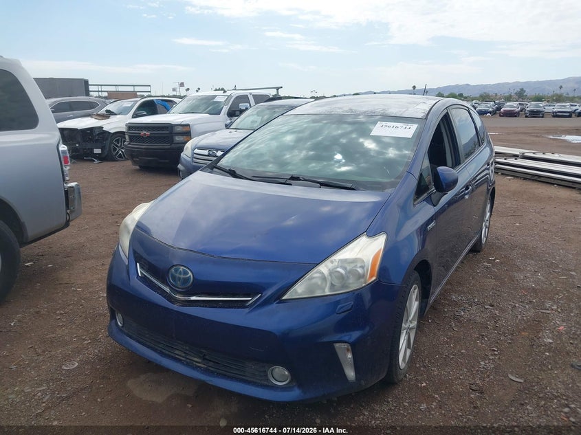 2013 Toyota Prius v VIN JTDZN3EU4D3228271 IAAI salvage auction — NORMAL WEAR, Clear-Dealer Only (Arizona), sold $1,800 on 2026-07-28 (photo 2)
