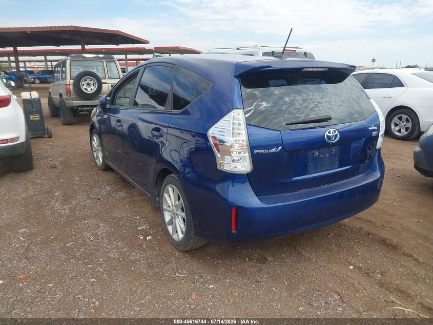 2013 Toyota Prius v VIN JTDZN3EU4D3228271 IAAI salvage auction — NORMAL WEAR, Clear-Dealer Only (Arizona), sold $1,800 on 2026-07-28 (photo 3)