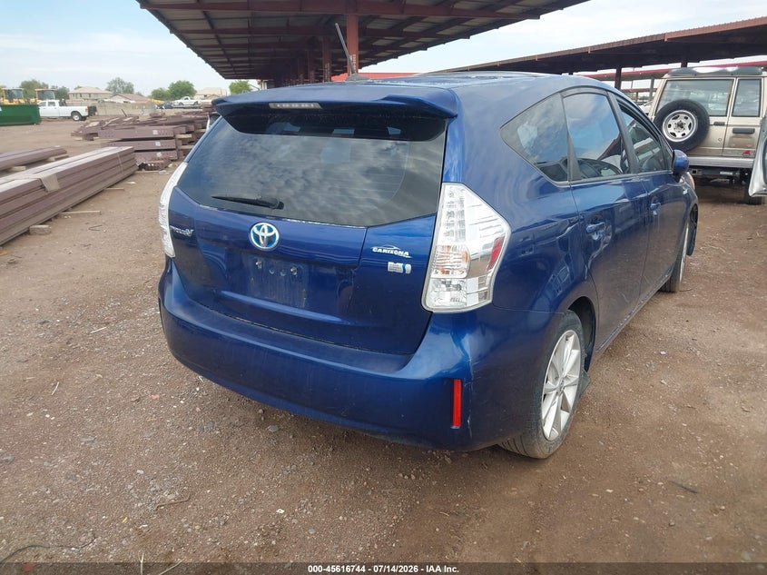 2013 Toyota Prius v VIN JTDZN3EU4D3228271 IAAI salvage auction — NORMAL WEAR, Clear-Dealer Only (Arizona), sold $1,800 on 2026-07-28 (photo 4)