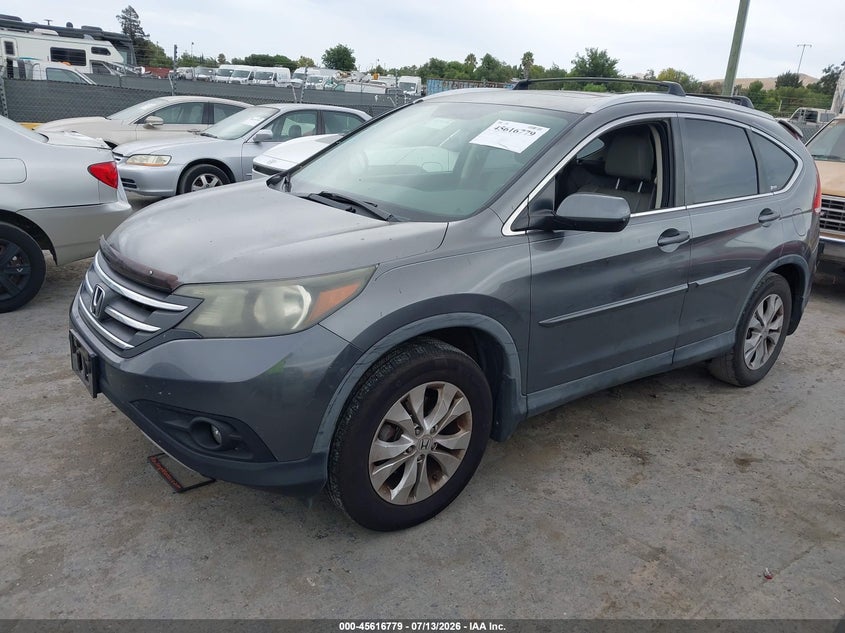 2012 Honda Cr-v VIN JHLRM3H75CC005330 IAAI salvage auction — NORMAL WEAR, Clear - Dealer Only (California), sold $2,300 on 2026-07-17 (photo 2)