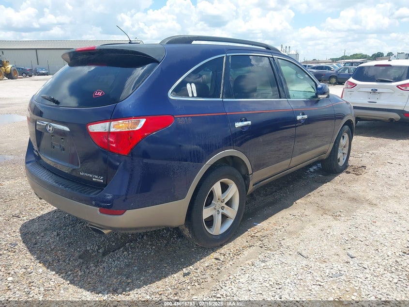 2010 Hyundai Veracruz VIN KM8NU4CC3AU100798 IAAI salvage auction — NORMAL WEAR, Clear (Alabama), sold $225 on 2026-07-21 (photo 4)