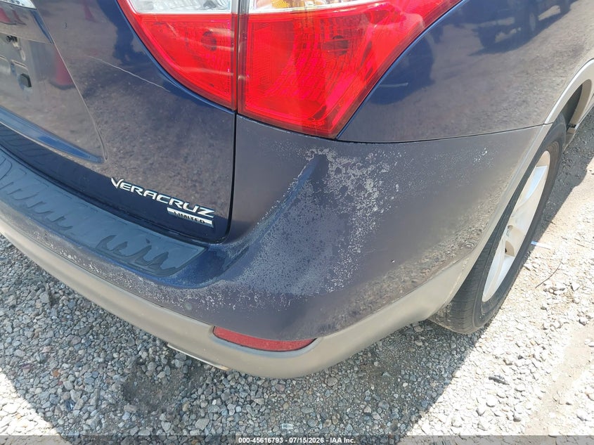 2010 Hyundai Veracruz VIN KM8NU4CC3AU100798 IAAI salvage auction — NORMAL WEAR, Clear (Alabama), sold $225 on 2026-07-21 (photo 6)