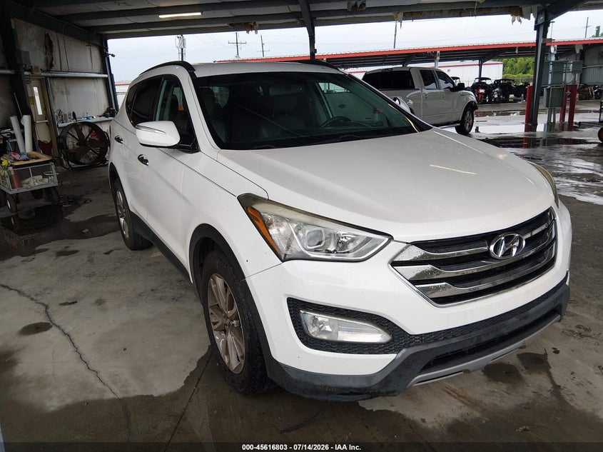 2014 Hyundai Santa fe VIN 5XYZU3LAXEG125400 IAAI salvage auction — NORMAL WEAR, Clear (Louisiana), sold $625 on 2026-07-28 (photo 1)