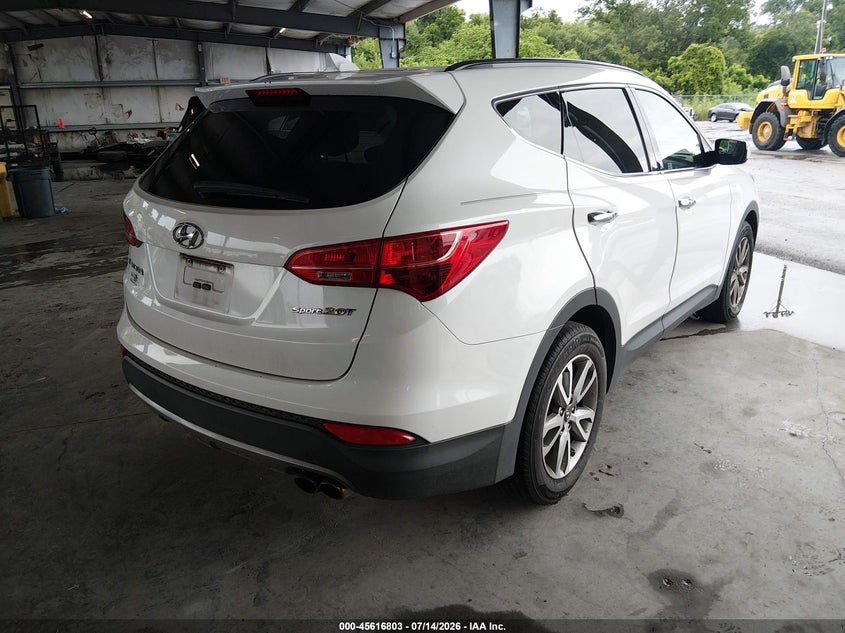 2014 Hyundai Santa fe VIN 5XYZU3LAXEG125400 IAAI salvage auction — NORMAL WEAR, Clear (Louisiana), sold $625 on 2026-07-28 (photo 4)