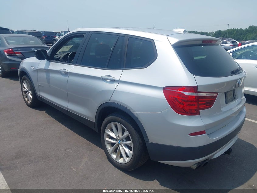 2013 BMW X3 VIN 5UXWX9C52D0A20078 IAAI salvage auction — NORMAL WEAR, Clear (North Carolina), sold $500 on 2026-07-29 (photo 3)