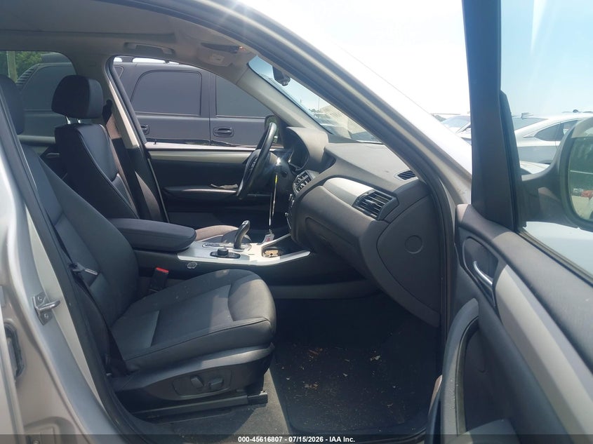2013 BMW X3 VIN 5UXWX9C52D0A20078 IAAI salvage auction — NORMAL WEAR, Clear (North Carolina), sold $500 on 2026-07-29 (photo 5)