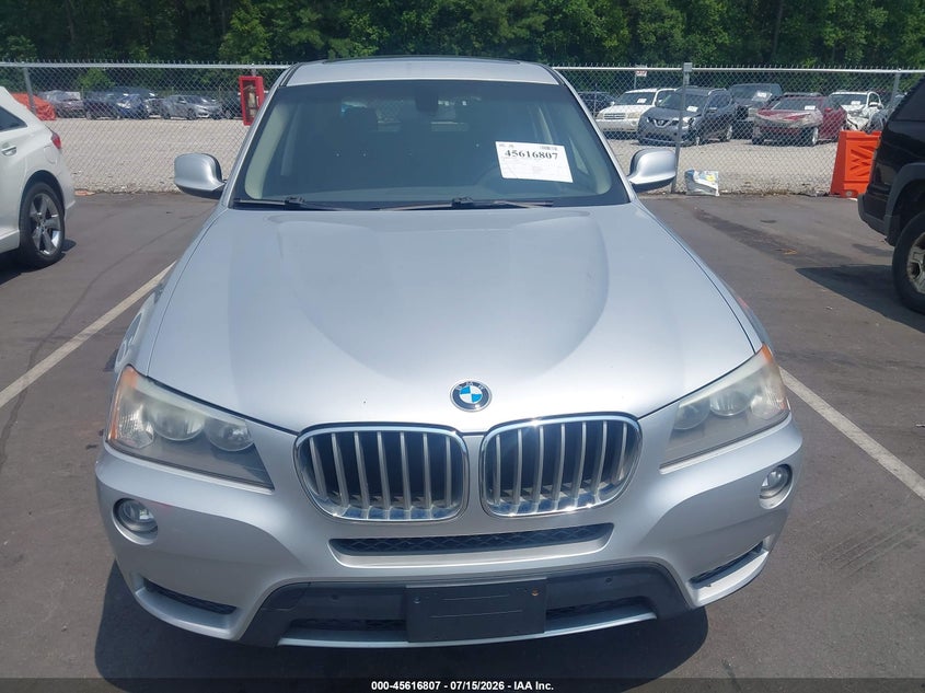 2013 BMW X3 VIN 5UXWX9C52D0A20078 IAAI salvage auction — NORMAL WEAR, Clear (North Carolina), sold $500 on 2026-07-29 (photo 6)