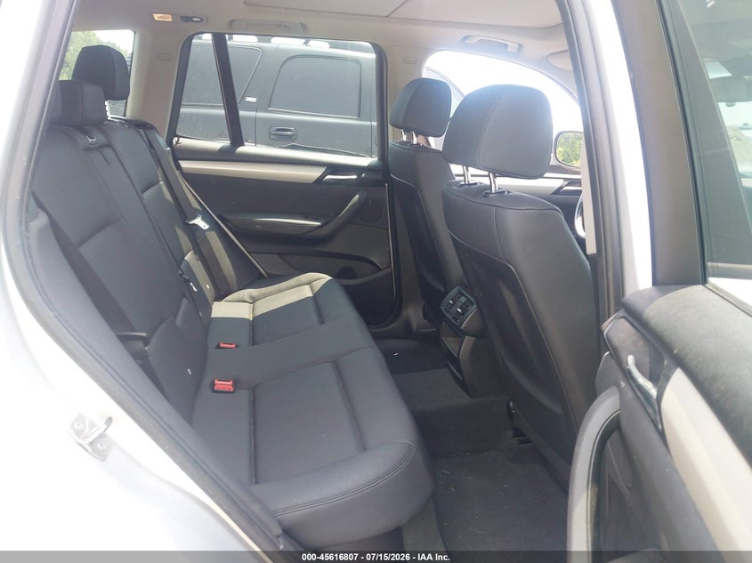 2013 BMW X3 VIN 5UXWX9C52D0A20078 IAAI salvage auction — NORMAL WEAR, Clear (North Carolina), sold $500 on 2026-07-29 (photo 8)