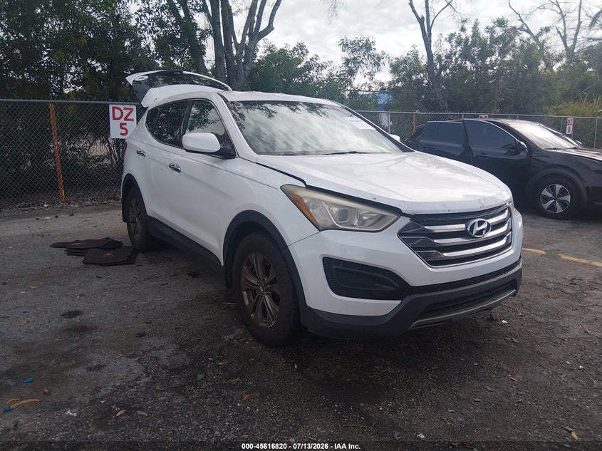 2013 Hyundai Santa fe VIN 5XYZT3LB1DG023154 IAAI salvage auction — NORMAL WEAR, Clear (Florida), sold $1,600 on 2026-07-20 (photo 1)