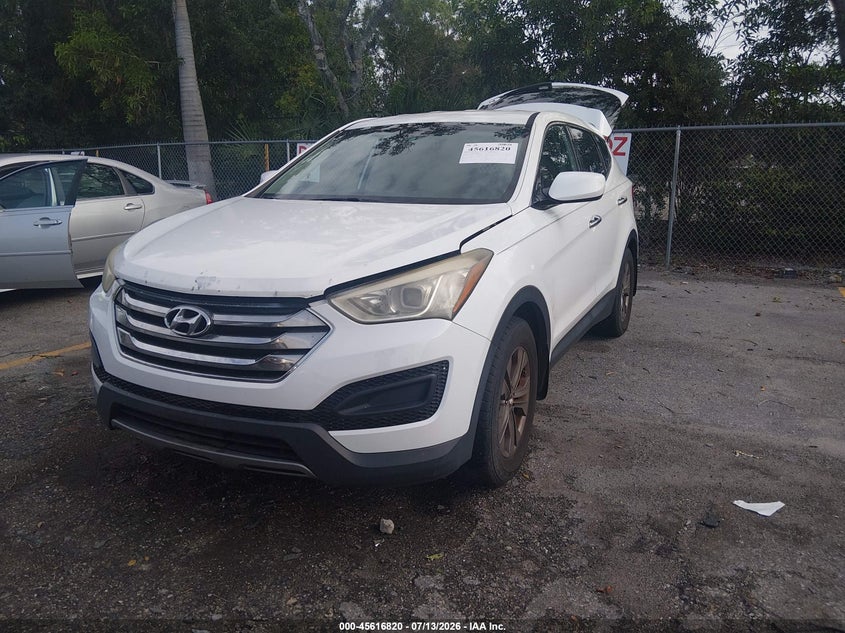 2013 Hyundai Santa fe VIN 5XYZT3LB1DG023154 IAAI salvage auction — NORMAL WEAR, Clear (Florida), sold $1,600 on 2026-07-20 (photo 2)