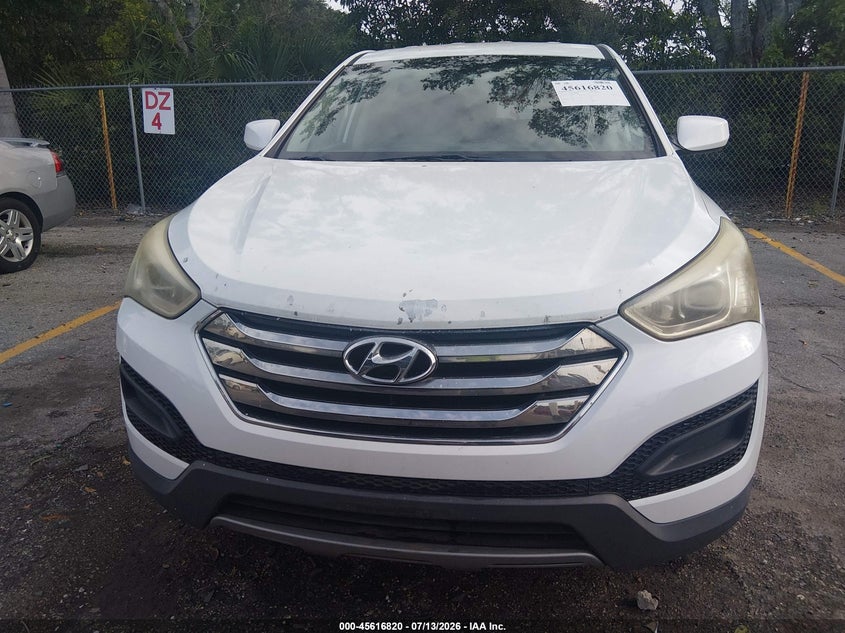 2013 Hyundai Santa fe VIN 5XYZT3LB1DG023154 IAAI salvage auction — NORMAL WEAR, Clear (Florida), sold $1,600 on 2026-07-20 (photo 6)