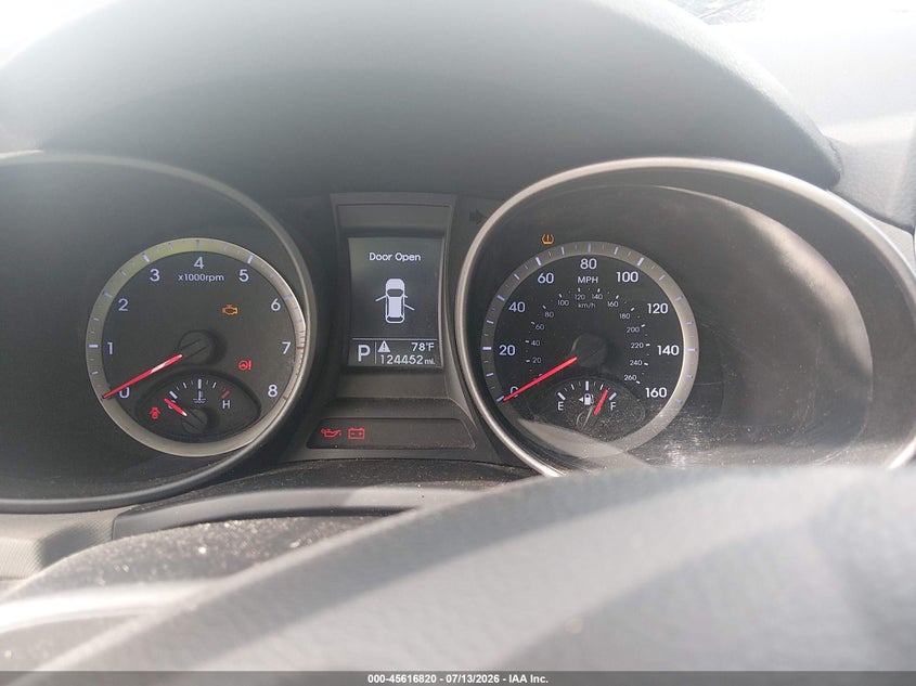 2013 Hyundai Santa fe VIN 5XYZT3LB1DG023154 IAAI salvage auction — NORMAL WEAR, Clear (Florida), sold $1,600 on 2026-07-20 (photo 7)