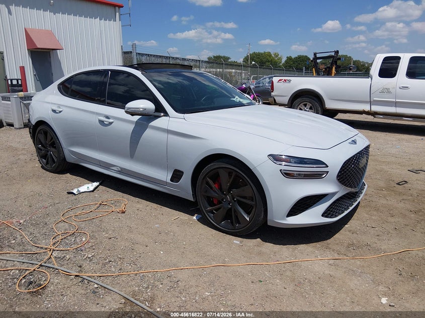 2022 Genesis G70 VIN KMTG54TE7NU102539 — IAAI salvage auction photo