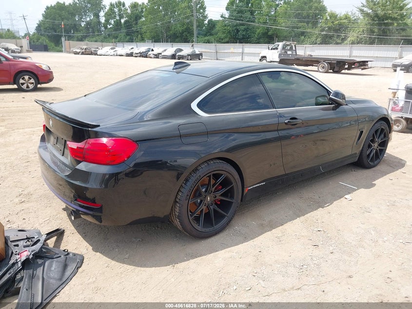 2016 BMW 4er VIN WBA3R5C56GK374003 IAAI salvage auction — RIGHT FRONT, Salvage Title, sold $2,225 on 2026-08-08 (photo 4)