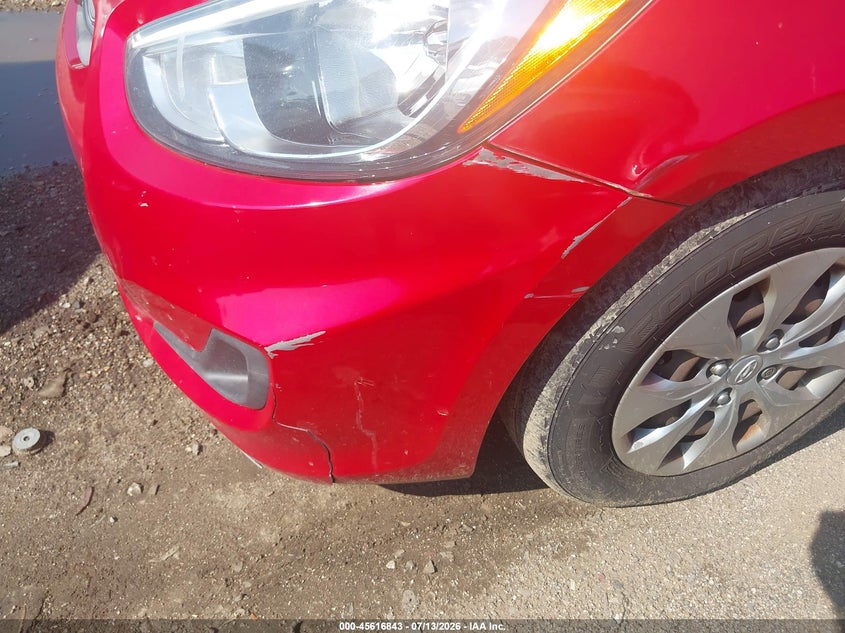 2016 Hyundai Accent VIN KMHCT4AE7GU093653 IAAI salvage auction — NORMAL WEAR, Clear (Maryland), sold $1,100 on 2026-07-30 (photo 6)