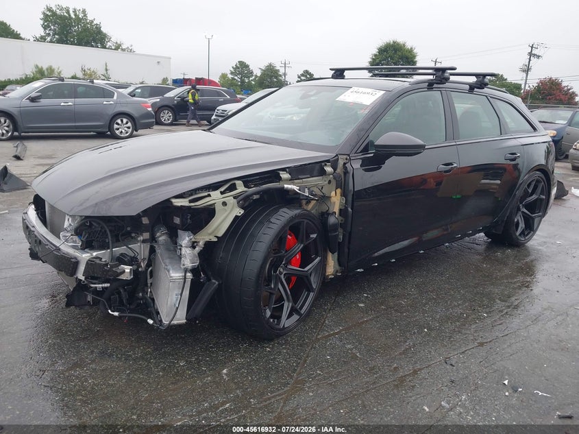2024 Audi Rs6 VIN WUA1DBF2XRN900243 IAAI salvage auction — FRONT END, Wait Title, sold $48,250 on 2026-08-17 (photo 2)