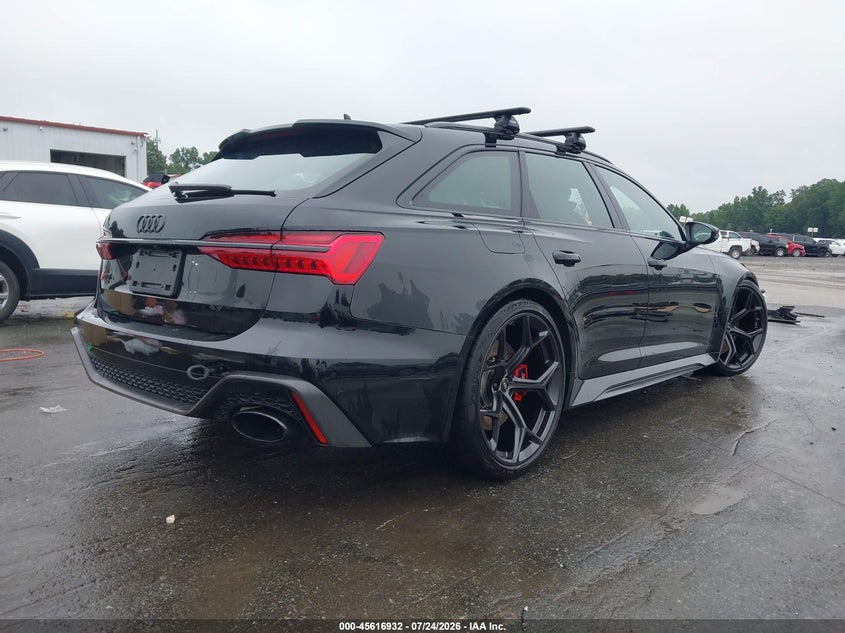 2024 Audi Rs6 VIN WUA1DBF2XRN900243 IAAI salvage auction — FRONT END, Wait Title, sold $48,250 on 2026-08-17 (photo 4)