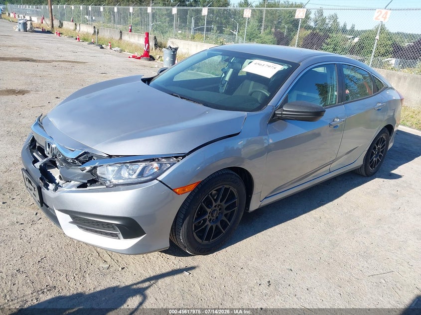 2016 Honda Civic VIN 2HGFC2F54GH533928 IAAI salvage auction — FRONT END, Salvage Title, sold $3,900 on 2026-08-31 (photo 2)