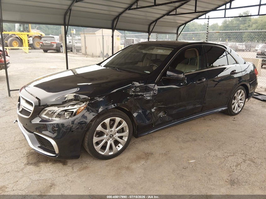 2016 Mercedes-benz E-klasse VIN WDDHF8JBXGB259891 IAAI salvage auction — LEFT SIDE, Salvage (Connecticut), sold $2,425 on 2026-08-19 (photo 2)