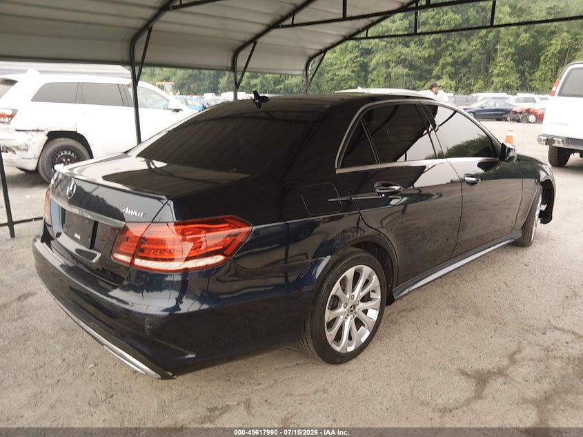 2016 Mercedes-benz E-klasse VIN WDDHF8JBXGB259891 IAAI salvage auction — LEFT SIDE, Salvage (Connecticut), sold $2,425 on 2026-08-19 (photo 4)