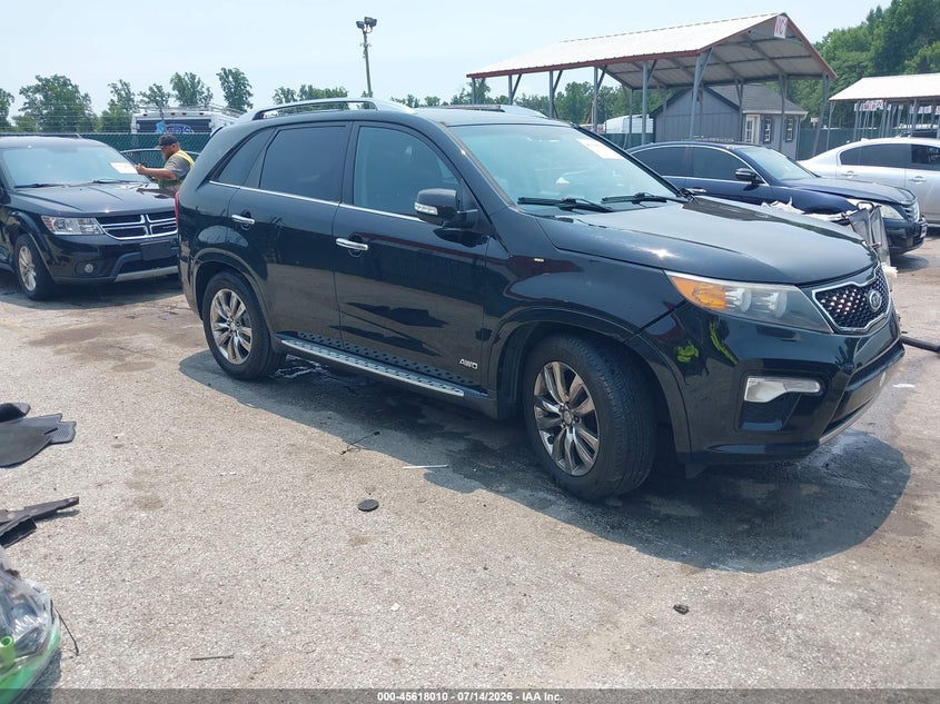 2013 Kia Sorento VIN 5XYKWDA27DG341975 IAAI salvage auction — FRONT END, Salvage Title, sold $1,050 on 2026-08-02 (photo 1)