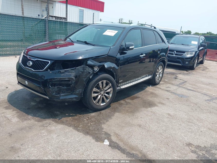 2013 Kia Sorento VIN 5XYKWDA27DG341975 IAAI salvage auction — FRONT END, Salvage Title, sold $1,050 on 2026-08-02 (photo 2)