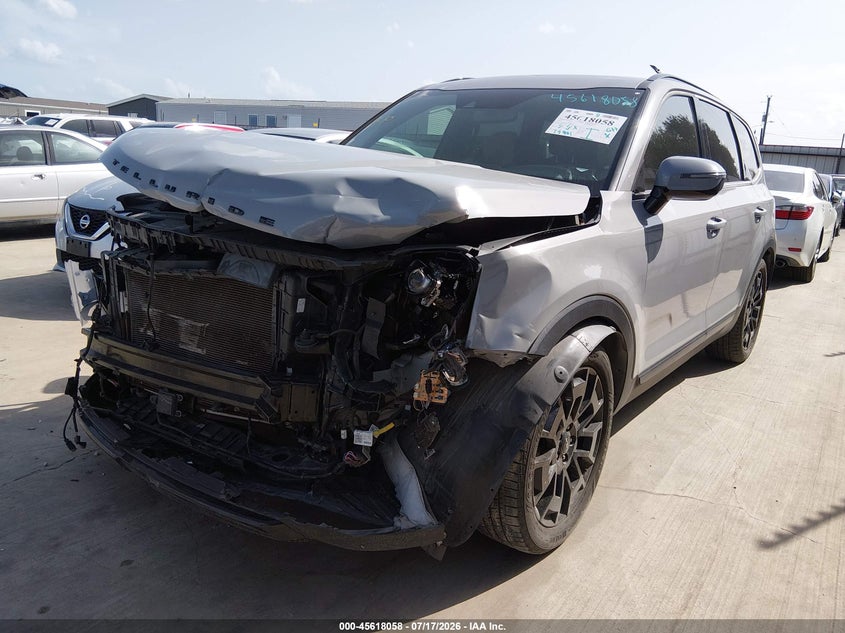 2022 Kia Telluride VIN 5XYP5DHC5NG230026 IAAI salvage auction — FRONT END, Wait Title, sold $6,000 on 2026-10-07 (photo 2)