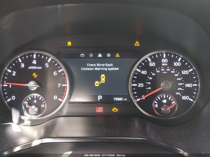 2022 Kia Telluride VIN 5XYP5DHC5NG230026 IAAI salvage auction — FRONT END, Wait Title, sold $6,000 on 2026-10-07 (photo 7)