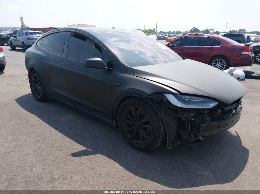 2019 Tesla Model x VIN 5YJXCAE21KF184908 IAAI salvage auction — FRONT END, Salvage (Illinois), sold $7,300 on 2026-08-23 (photo 1)