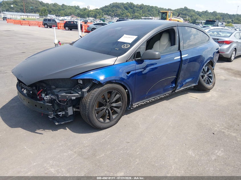 2019 Tesla Model x VIN 5YJXCAE21KF184908 IAAI salvage auction — FRONT END, Salvage (Illinois), sold $7,300 on 2026-08-23 (photo 2)