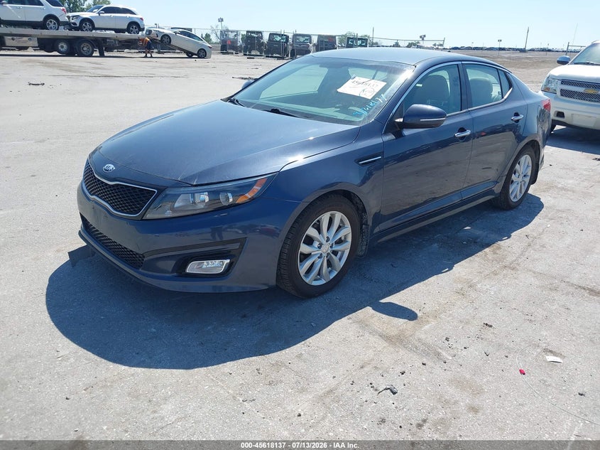2015 Kia Optima VIN 5XXGN4A77FG366936 IAAI salvage auction — NORMAL WEAR, Regular Certificate (Iowa), sold $1,300 on 2026-07-28 (photo 2)